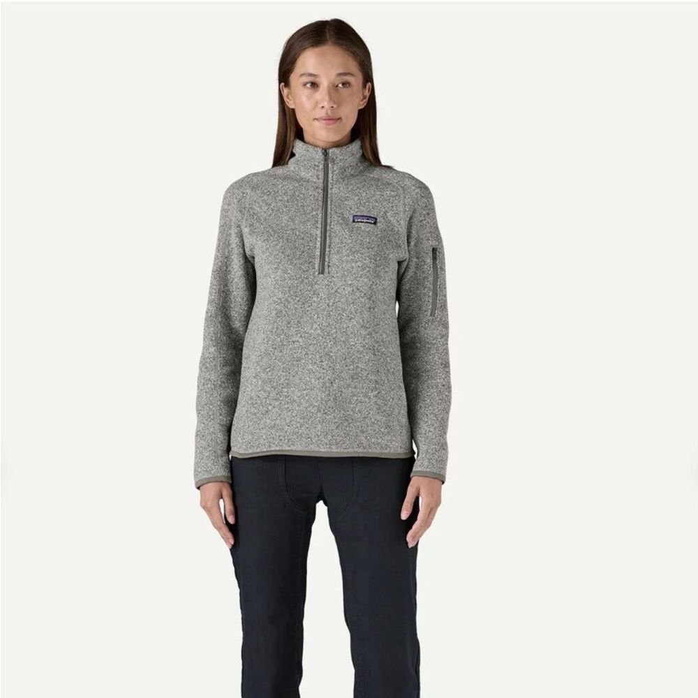 Patagonia Women's Better Sweater® 1/4-Zip Fleece Pullover Size M in Oatmeal